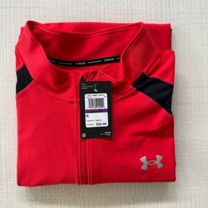 Under Armour Red and Black Men's Shirt